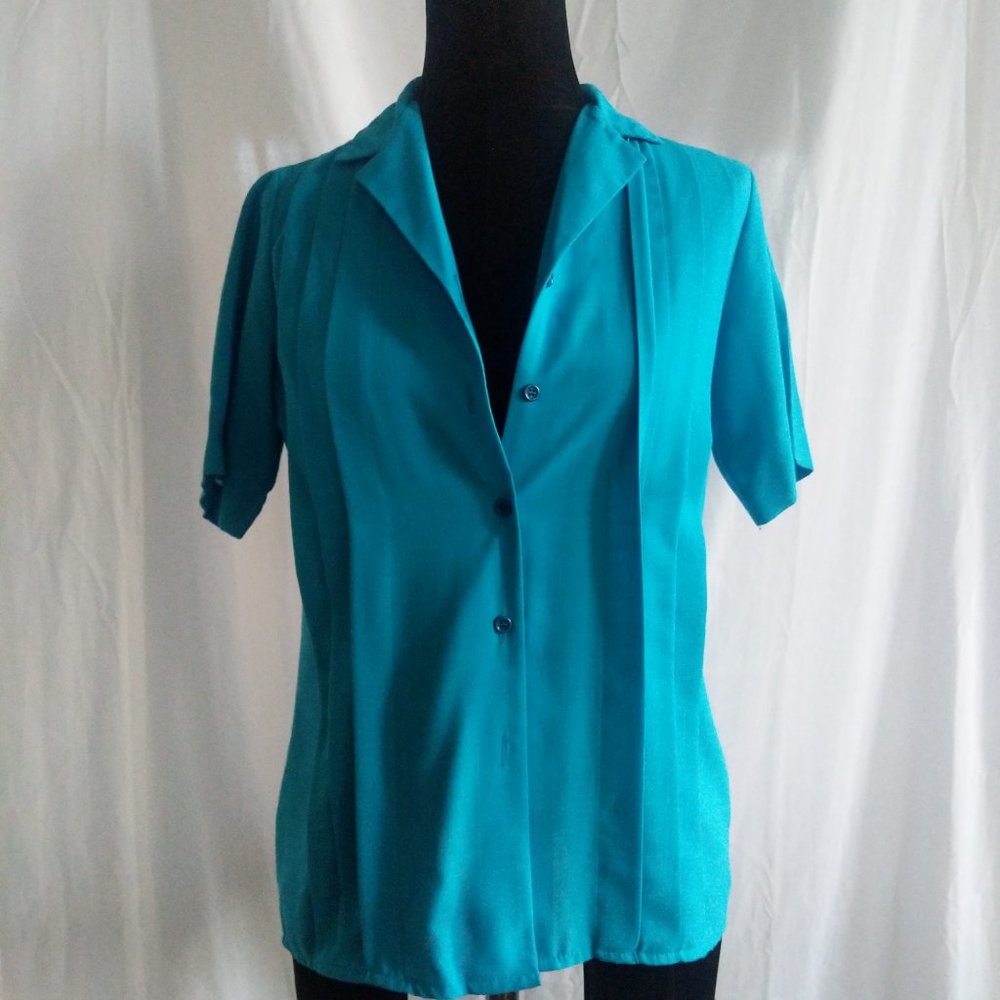 Vibrant Collection | Vintage Blue Blouse
